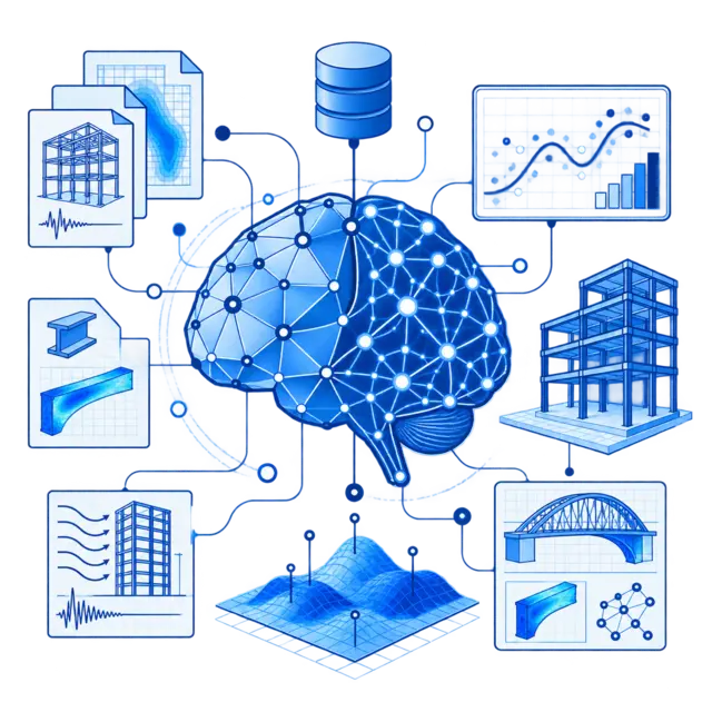 Inteligência artificial conectada a dados e modelos de engenharia