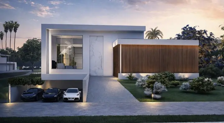 Projeto estrutural RJC: Residência com garagem em subsolo